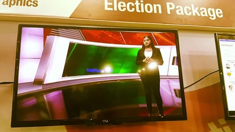 Students Checking Broad Casting Equipment's AT Cinema Equipment's Store Video stock 108204862