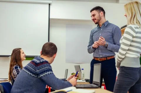 Students on class Stock Photos