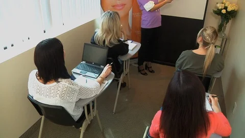 Students in a classroom Stock Footage 111497711