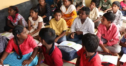 Students In Classroom Stock Footage 317500189