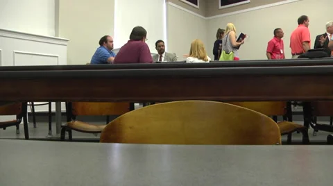 Students in classroom low angle Vidéo 33848599