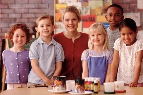 Students in classroom Stock Photos