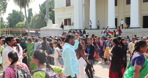 Students at Collage Stock Footage 324507678