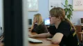 Students at the computer HD Footage