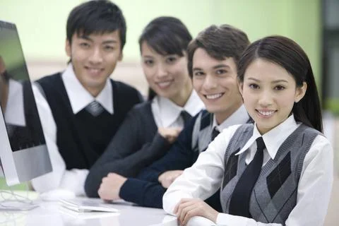  Students in the computer lab Beijing China Copyright: xLanexOateyx bji016... Stock Photos