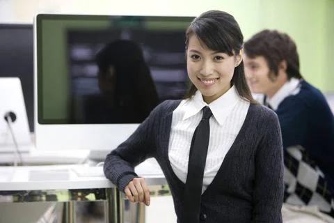  Students in the computer lab Beijing China Copyright: xLanexOateyx bji016... Stock Photos