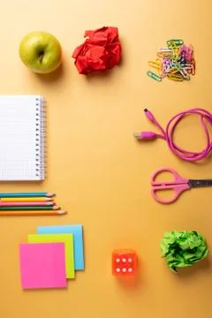 Student's desk Foto stock