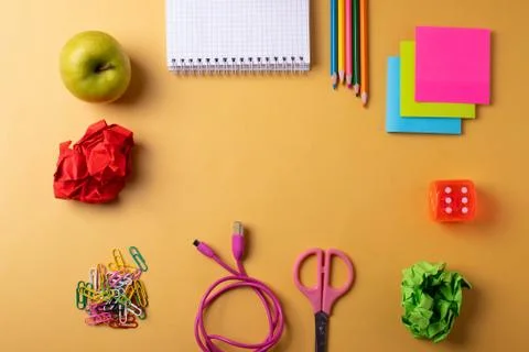 Student's desk Stock Photos