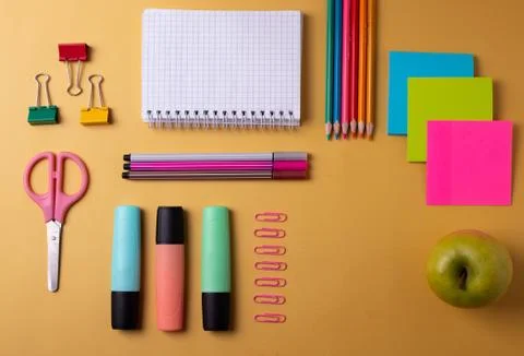 Student's desk Stock Photos