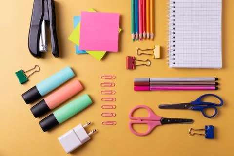Student's desk Stock Photos