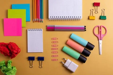 Student's desk Foto stock