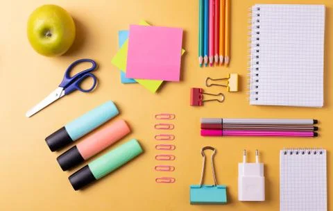 Student's desk Stock Photos