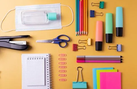 Student's desk Foto stock