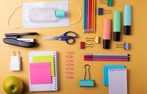 Student's desk Stock Photos