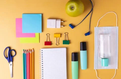 Student's desk Stock Photos
