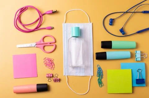 Student's desk Stock Photos
