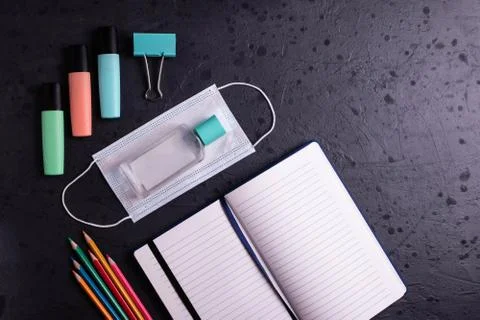 Student's desk Stock-Fotos