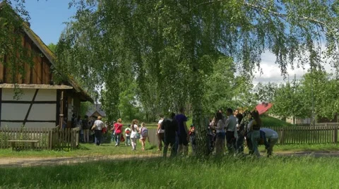 Students During Trips on Children's Day Stock Footage 63937394