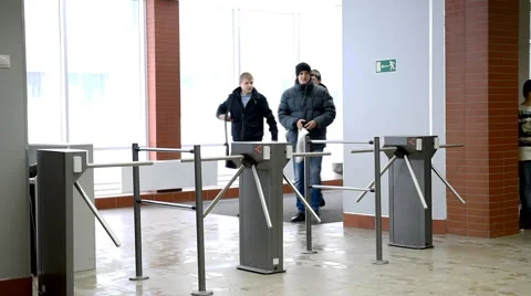 Students entering the university Stock Footage 46522807