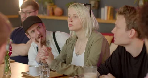Students exchange ideas, collectively analyze problems, brainstorm strategies. Stock Footage 248865249