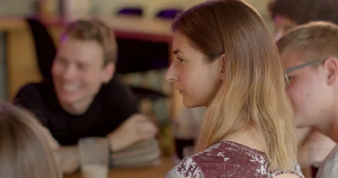Students exchange ideas, collectively analyze problems, brainstorm strategies. Stock Footage 248865276