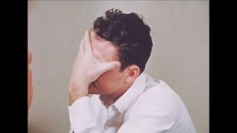 Students experiment with LSD in the 1950s. Stock Footage 111961242