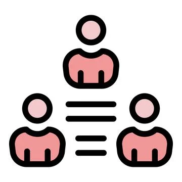 Students group icon vector flat 스톡 일러스트