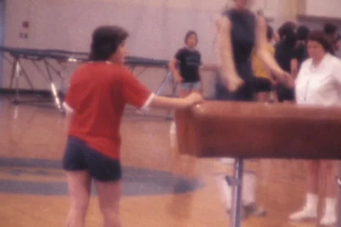 Students in Gym Class Stock Footage 64629894
