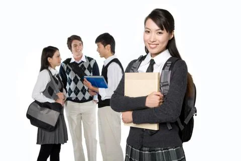 Students hanging out Stock Photos