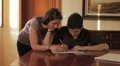 students have fun doing a architectural project - lover - exam - laugh HD Footage