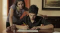 students have fun doing a architectural design - lover - exam - laugh - kiss HD Footage