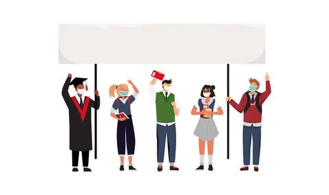 Students in Stock Illustration