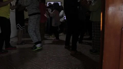 Students learning dancing 스톡 동영상 154231395