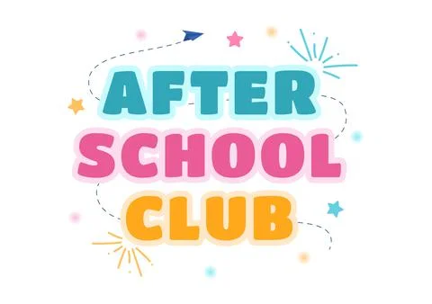 Students Leave School Building After Class or Program and Back to Home in Tem Ilustración de archivo
