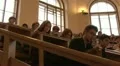Students at a lecture in the classroom. HD Footage