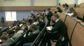 Students at a lecture in the classroom. HD Footage