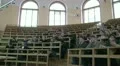 Students at a lecture in the classroom. HD Footage