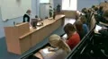 Students at a lecture in the classroom. HD Footage