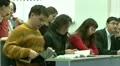 Students at a lecture in the classroom. HD Footage