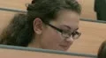 Students at a lecture in the classroom. HD Footage
