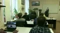Students at a lecture in the classroom. HD Footage