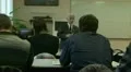 Students at a lecture in the classroom. HD Footage