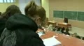 Students at a lecture in the classroom. HD Footage