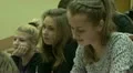 Students at a lecture in the classroom. HD Footage