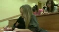 Students at a lecture in the classroom. HD Footage