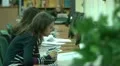 Students in the library for computers. HD Footage