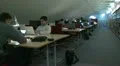 Students in the library for computers. HD Footage