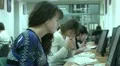 Students in the library for computers. HD Footage