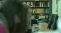 Students in the library for computers. HD Footage
