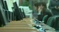 Students in the library for computers. HD Footage